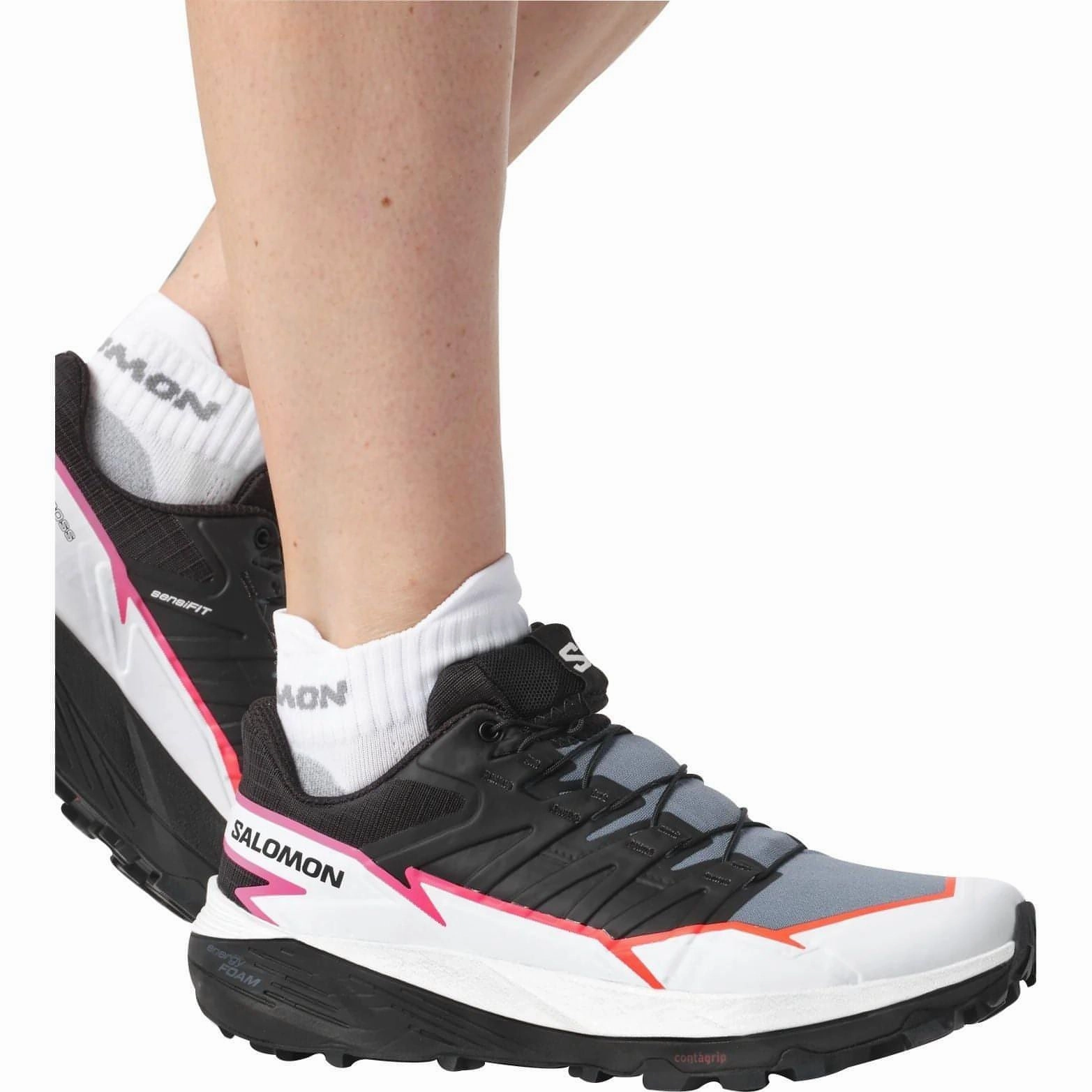 Shoes Salomon Salomon Thundercross Womens Trail Running Shoes - Black