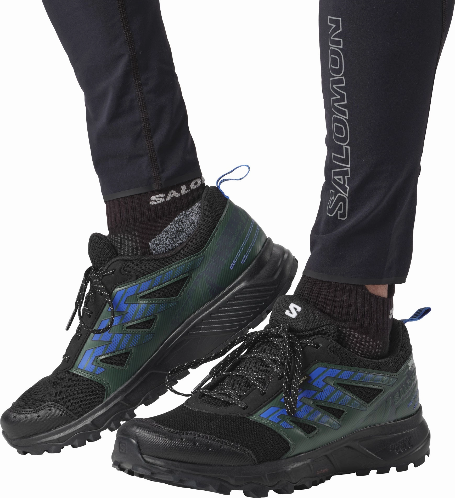Shoes Salomon Salomon Wander GORE-TEX Mens Trail Running Shoes - Black