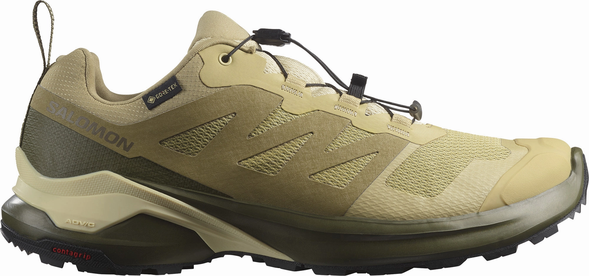Shoes Salomon Salomon X-Adventure GORE-TEX Mens Walking Shoes - Green