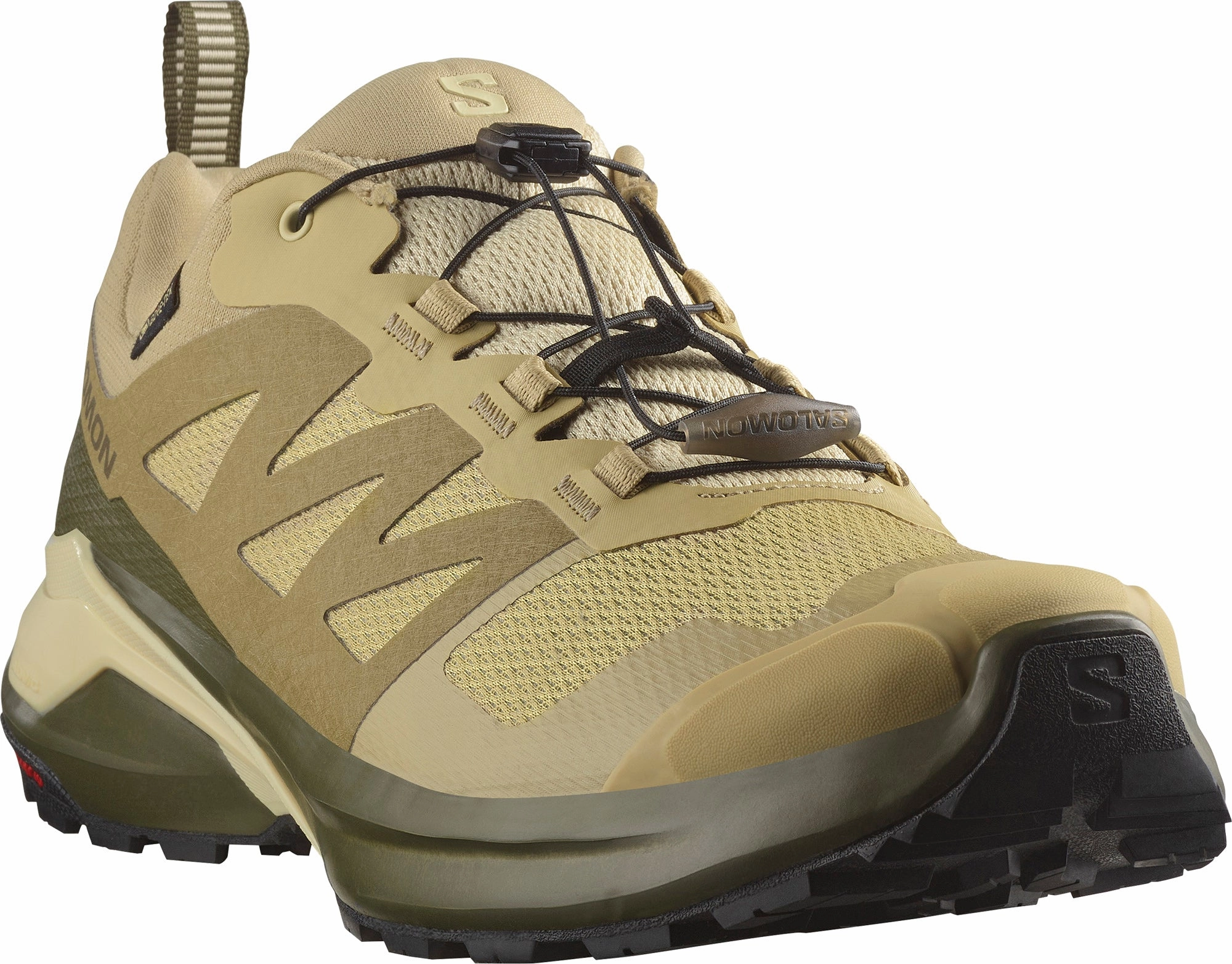 Shoes Salomon Salomon X-Adventure GORE-TEX Mens Walking Shoes - Green