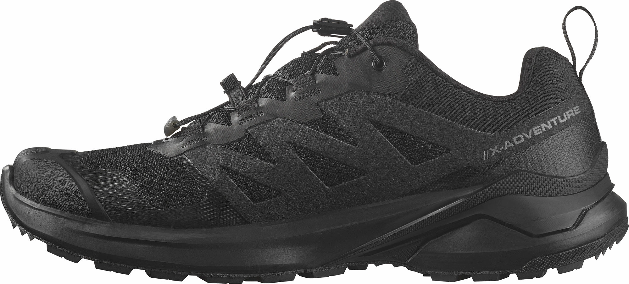 Shoes Salomon Salomon X-Adventure Mens Walking Shoes - Black