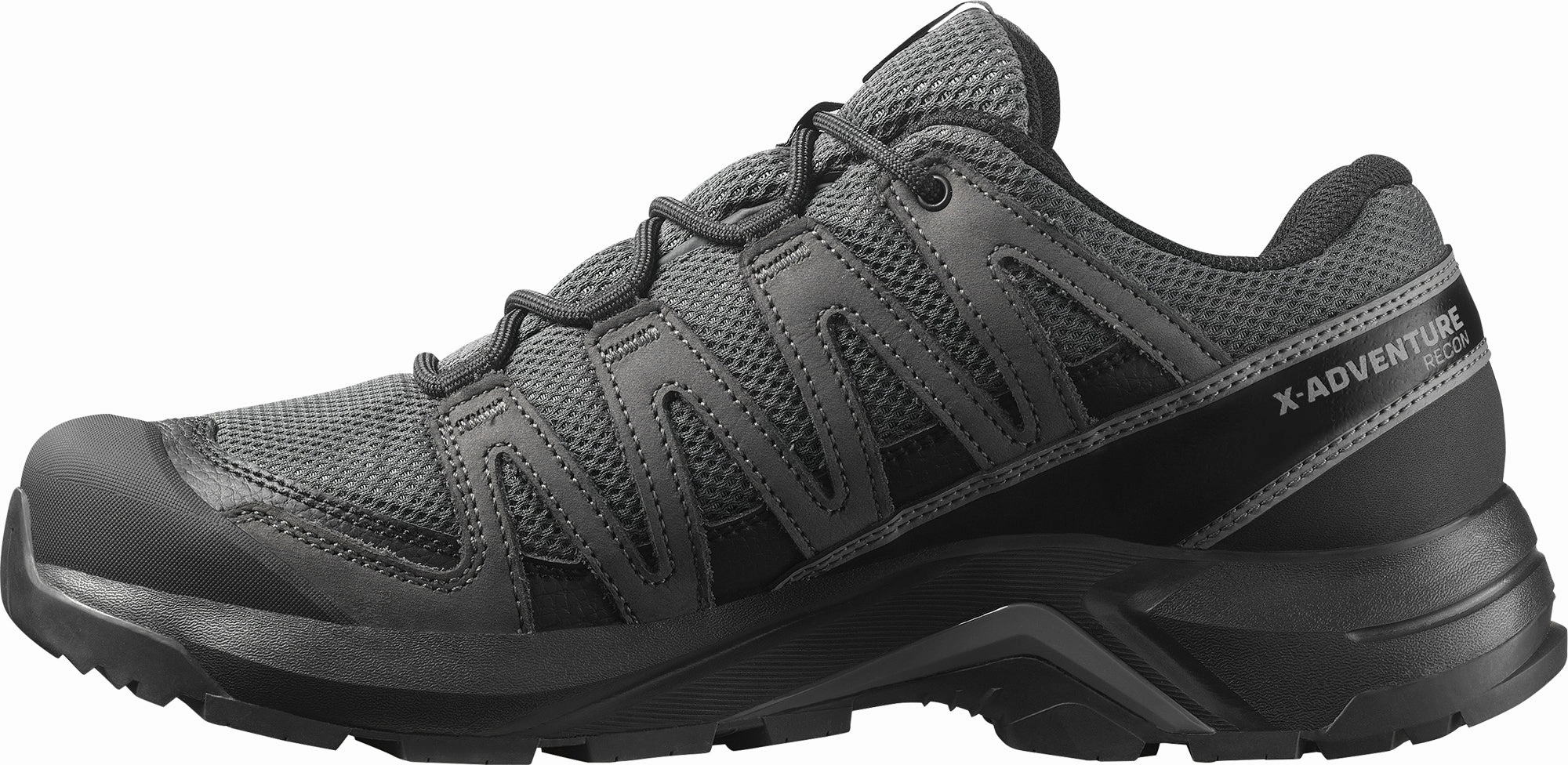 Shoes Salomon Salomon X-Adventure Recon GORE-TEX Mens Walking Shoes - Black