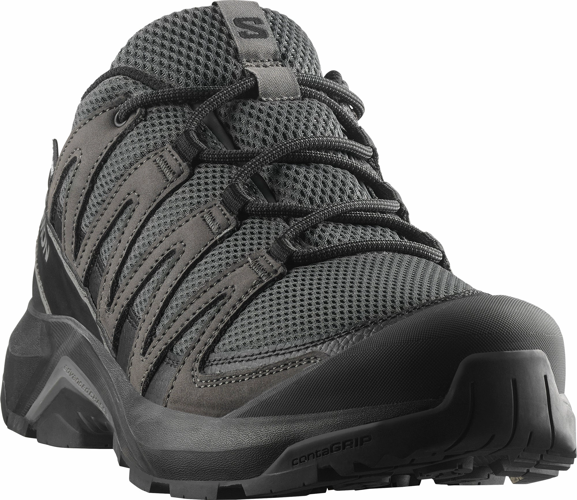 Shoes Salomon Salomon X-Adventure Recon GORE-TEX Mens Walking Shoes - Black