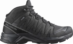 Shoes Salomon Salomon X-Adventure Recon Mid GORE-TEX Mens Walking Shoes - Black