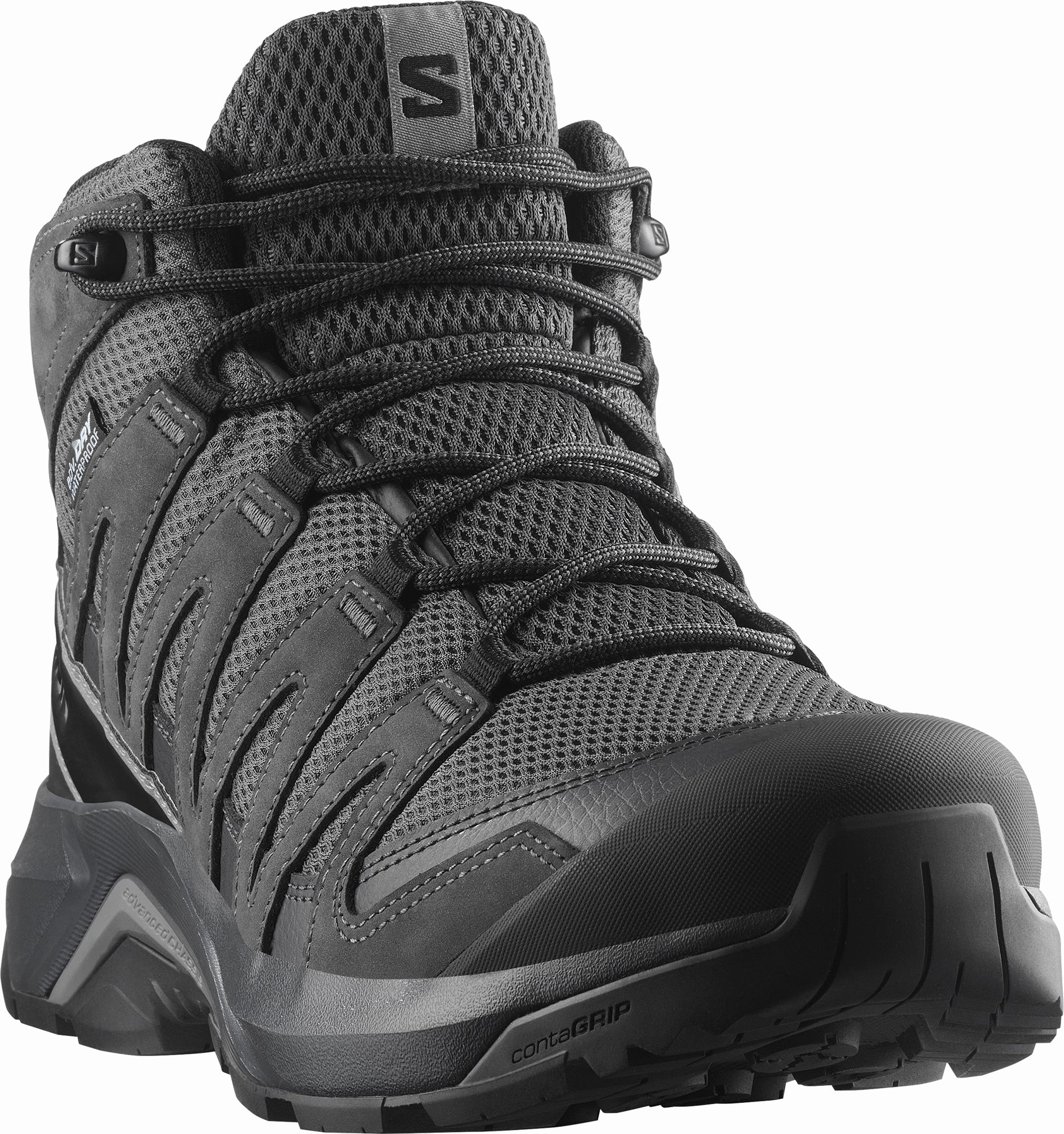 Shoes Salomon Salomon X-Adventure Recon Mid GORE-TEX Mens Walking Shoes - Black
