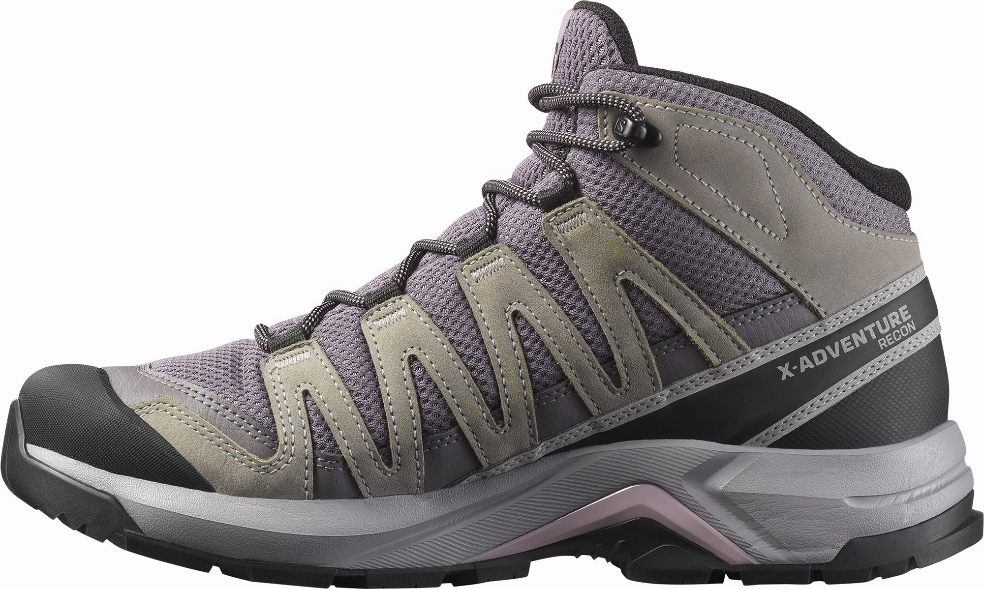 Shoes Salomon Salomon X-Adventure Recon Mid GORE-TEX Womens Walking Shoes - Grey