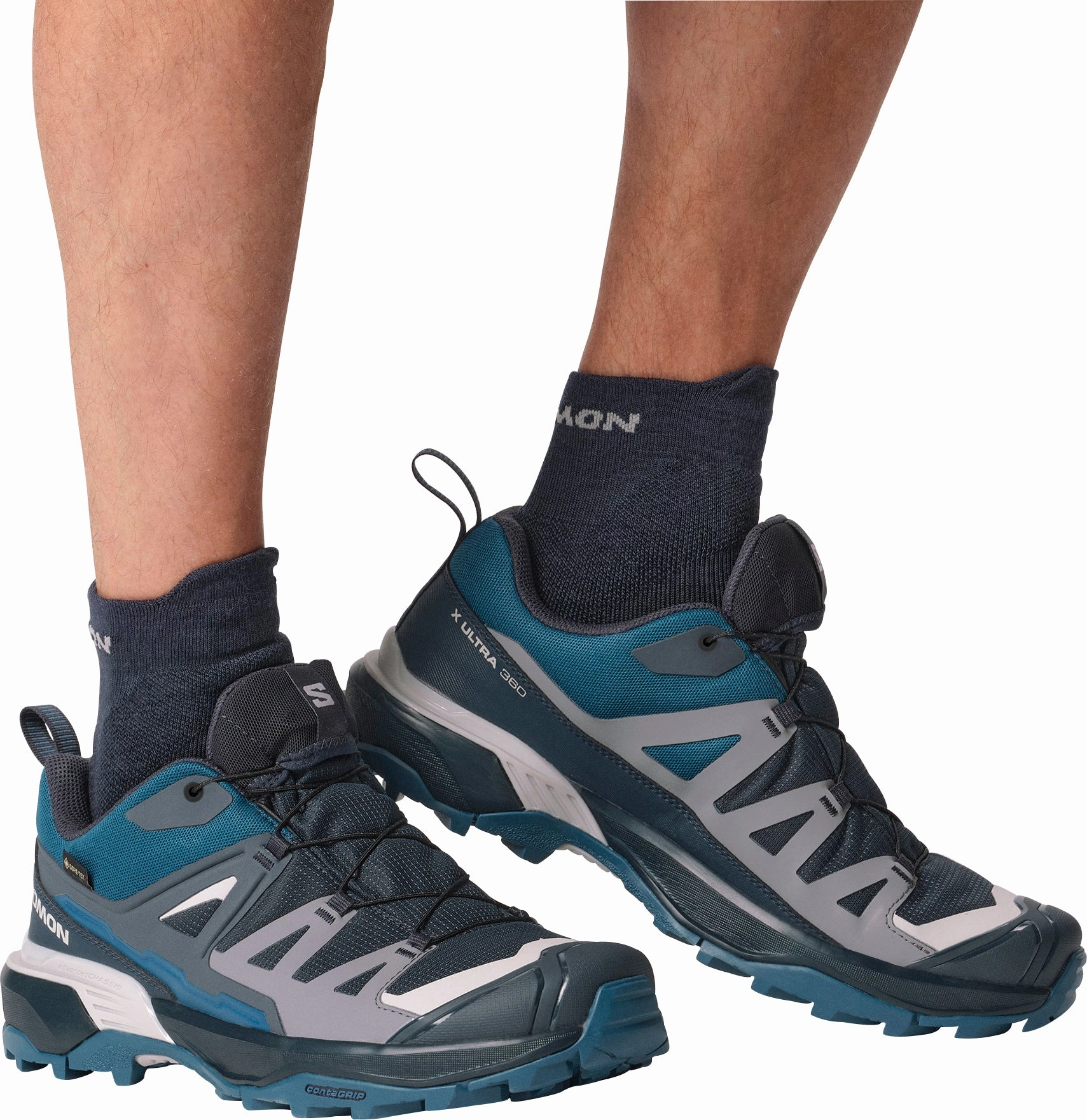 Shoes Salomon Salomon X Ultra 360 GORE-TEX Mens Walking Shoes - Blue