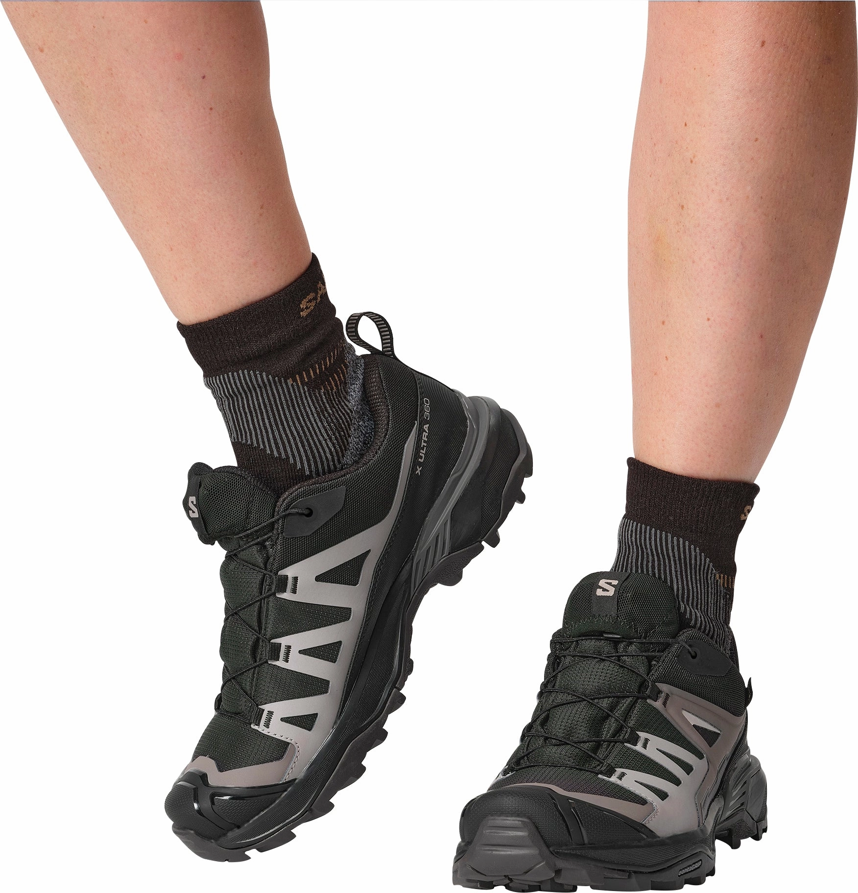 Shoes Salomon Salomon X Ultra 360 GORE-TEX Womens Walking Shoes - Black