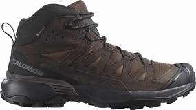 Shoes Salomon Salomon X Ultra 360 Leather Mid GORE-TEX Mens Walking Boots - Brown