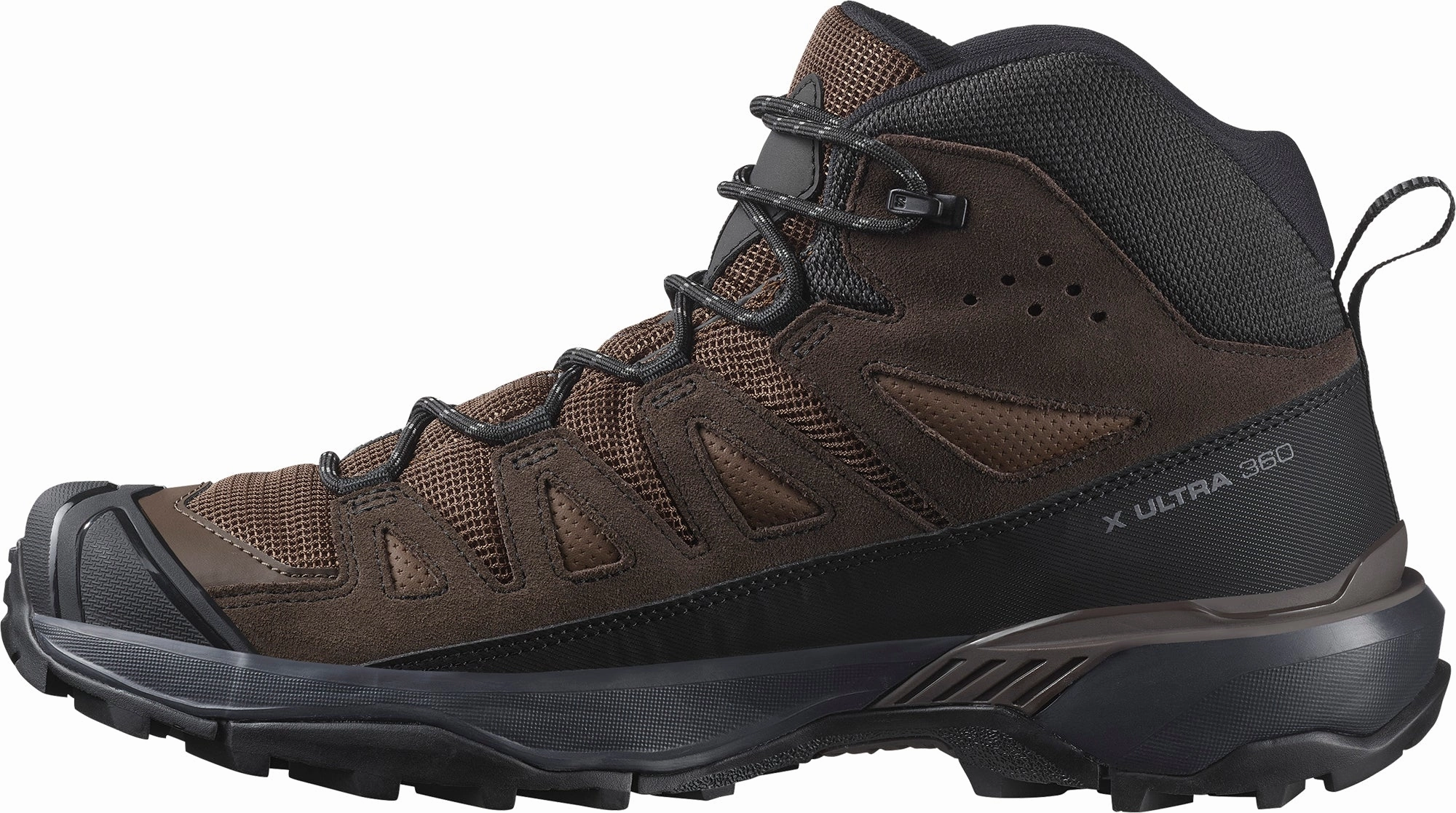 Shoes Salomon Salomon X Ultra 360 Leather Mid GORE-TEX Mens Walking Boots - Brown