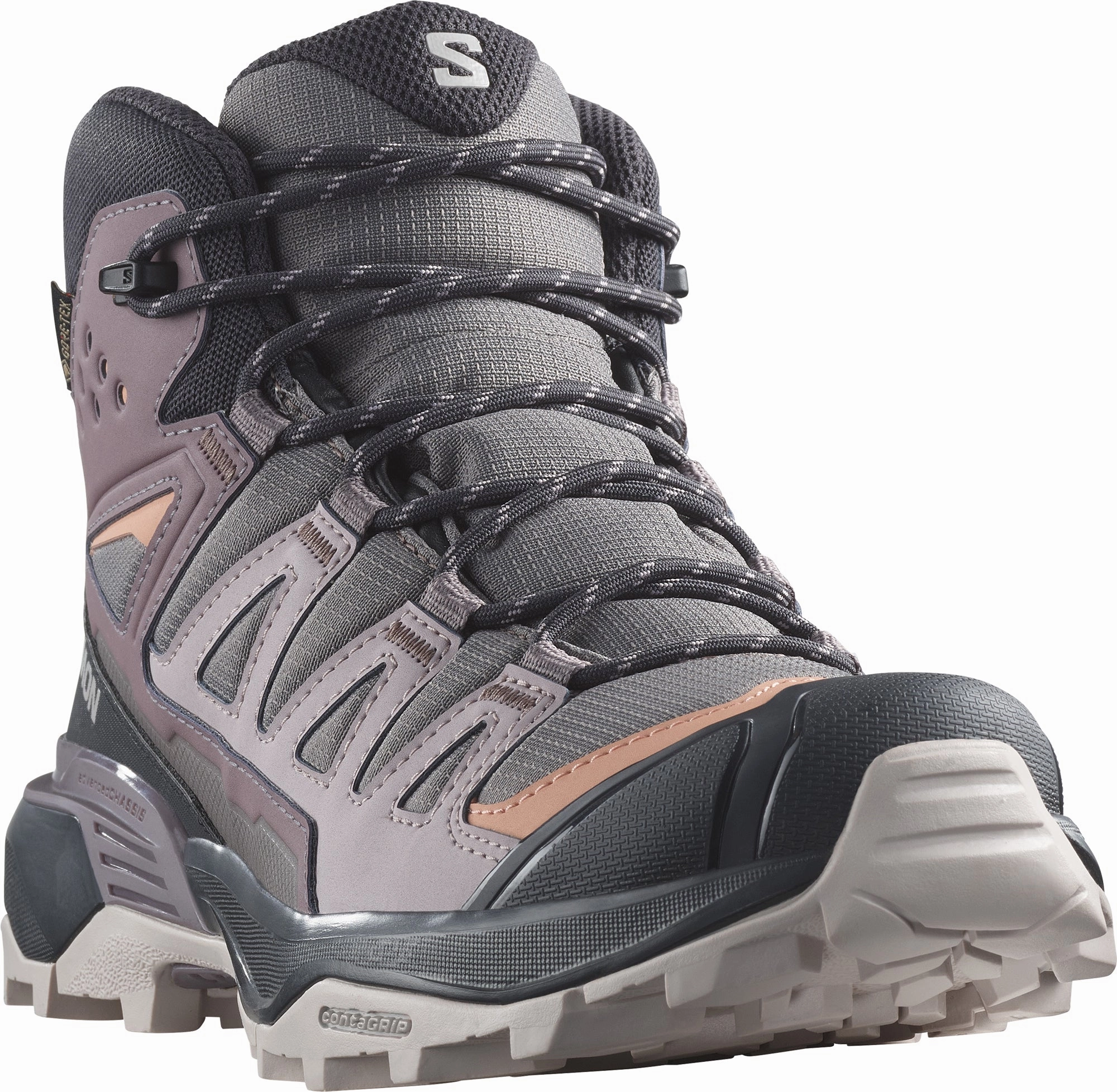 Shoes Salomon Salomon X Ultra 360 Mid GORE-TEX Womens Walking Boots - Grey