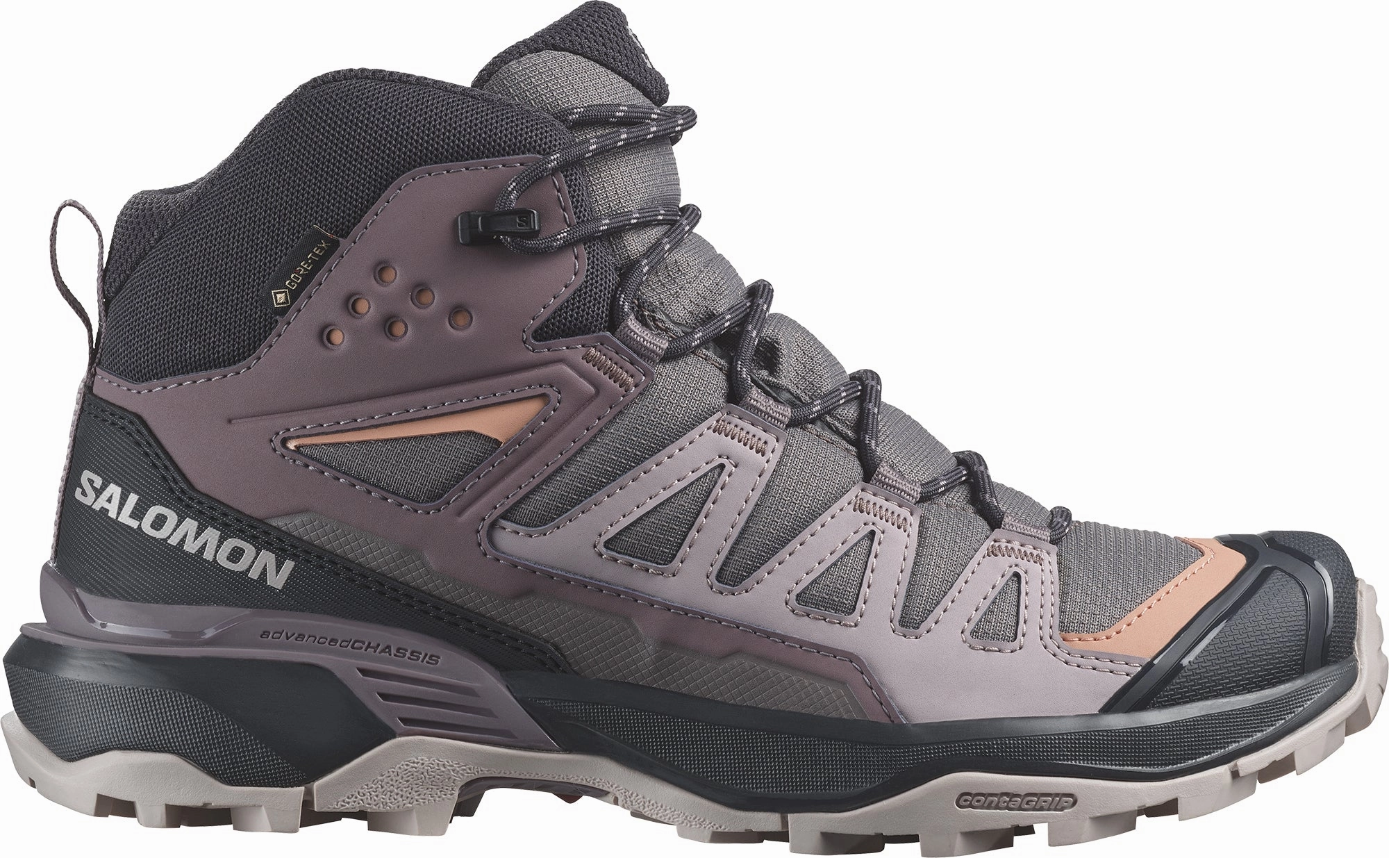 Shoes Salomon Salomon X Ultra 360 Mid GORE-TEX Womens Walking Boots - Grey