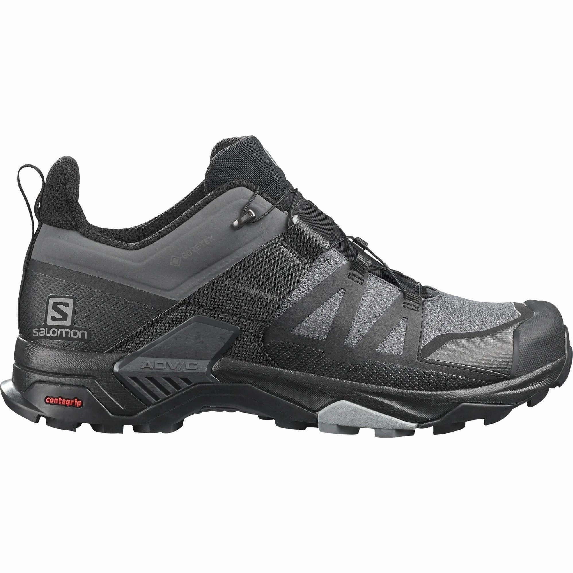Shoes Salomon Salomon X Ultra 4 GORE-TEX Mens Walking Shoes - Black
