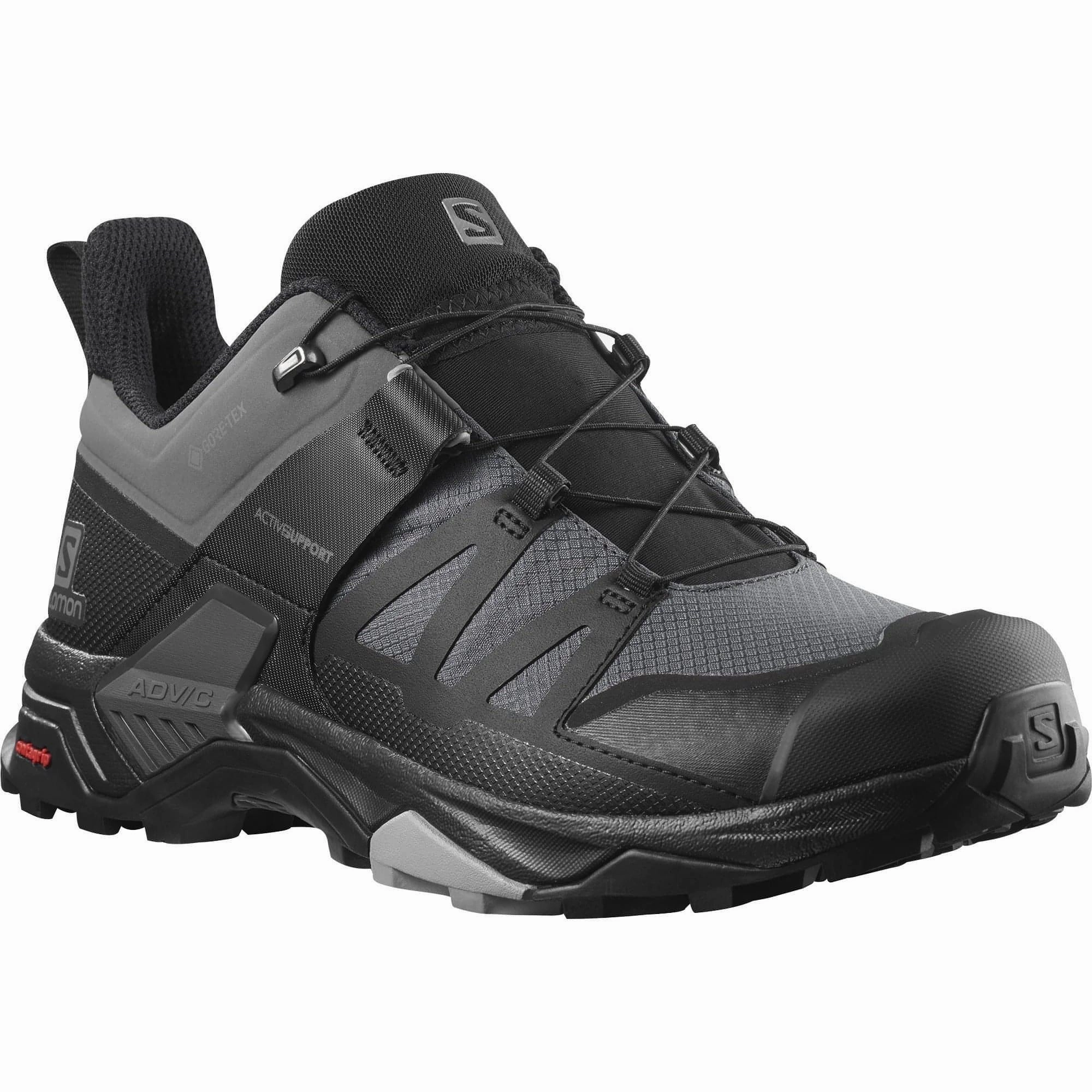 Shoes Salomon Salomon X Ultra 4 GORE-TEX Mens Walking Shoes - Black