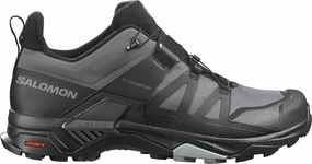 Shoes Salomon Salomon X Ultra 4 GORE-TEX WIDE FIT Mens Walking Shoes - Black