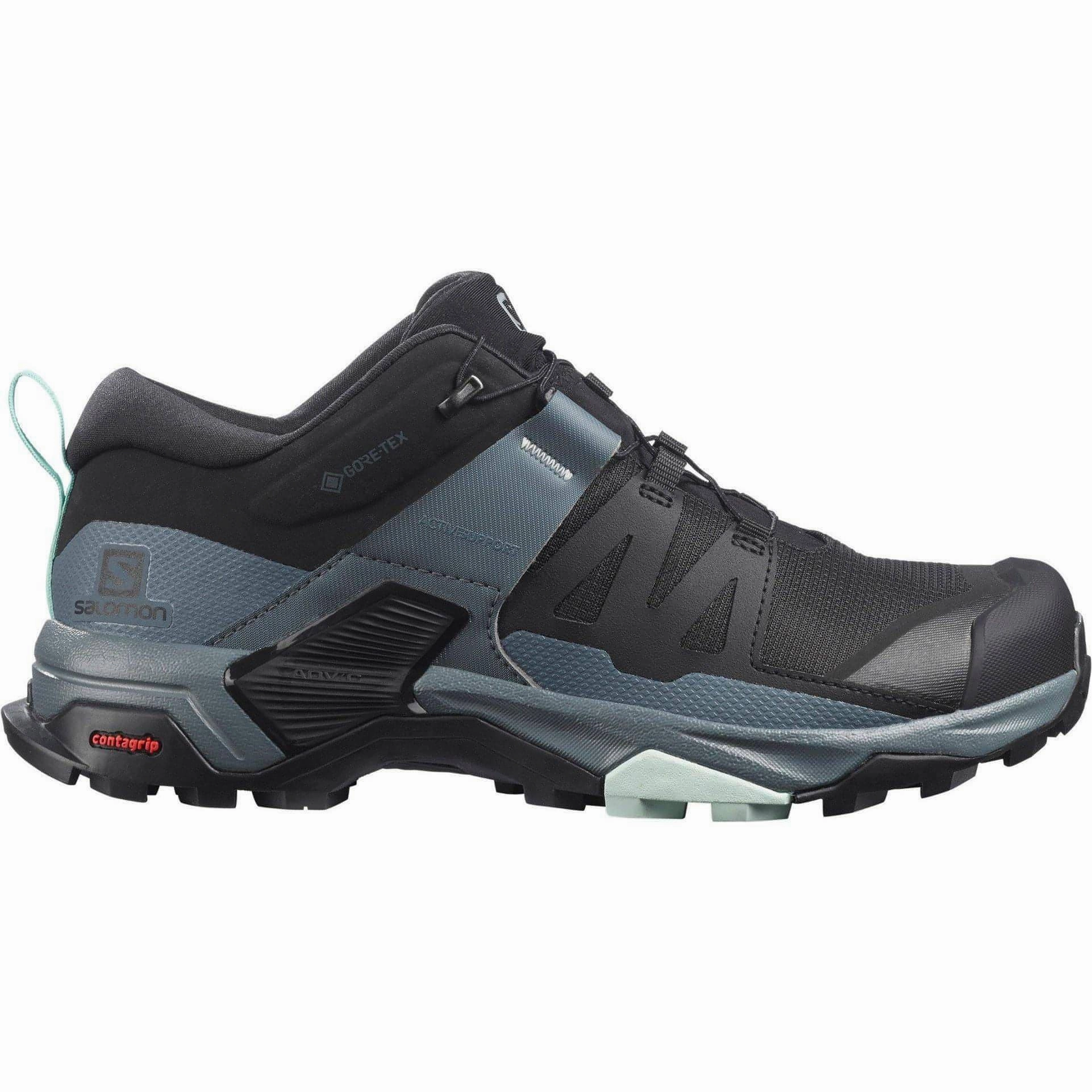 Shoes Salomon Salomon X Ultra 4 GORE-TEX Womens Walking Shoes - Black