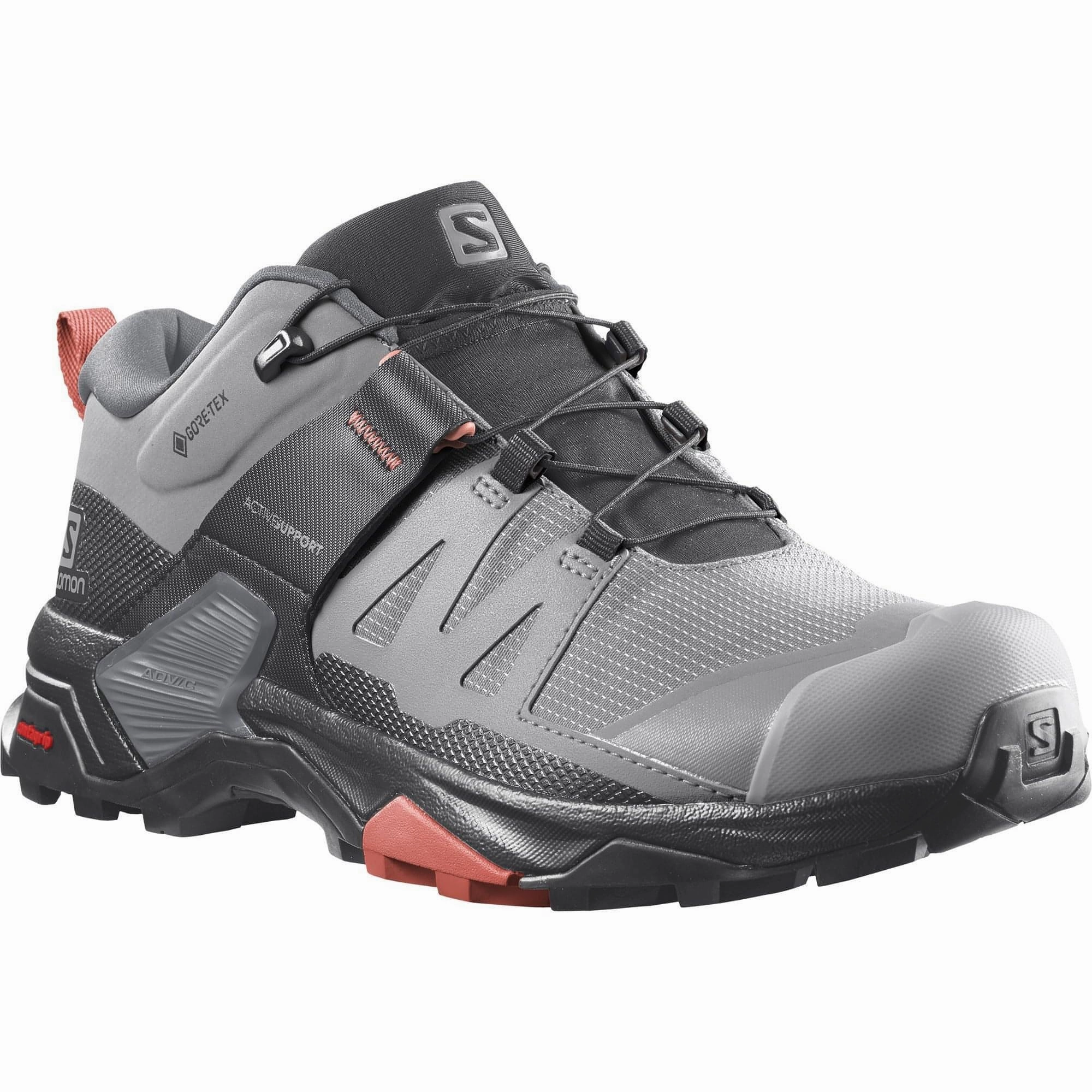 Shoes Salomon Salomon X Ultra 4 GORE-TEX Womens Walking Shoes - Grey
