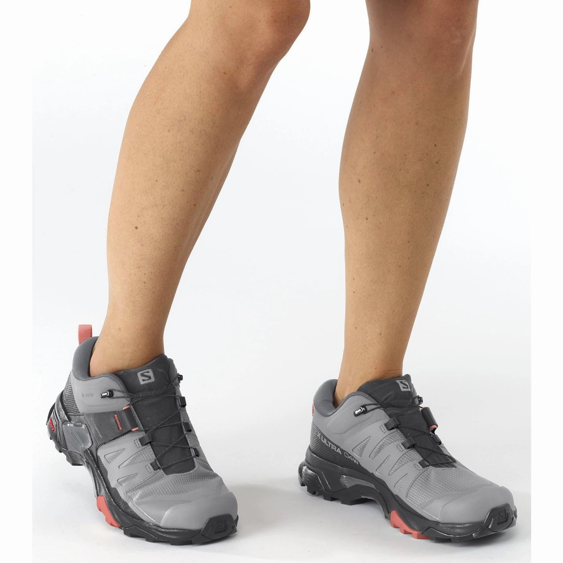 Shoes Salomon Salomon X Ultra 4 GORE-TEX Womens Walking Shoes - Grey