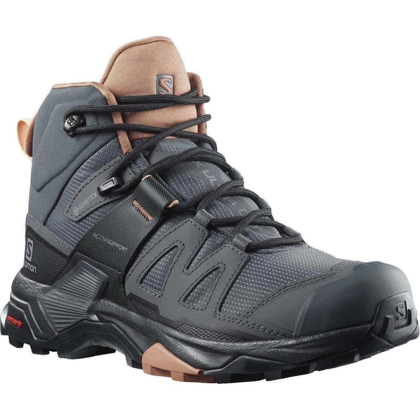 Shoes Salomon Salomon X Ultra 4 Mid GORE-TEX Womens Walking Boots - Grey