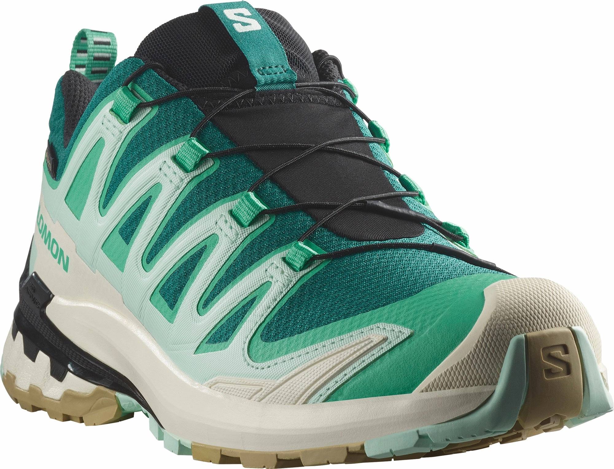 Shoes Salomon Salomon XA Pro 3D V9 GORE-TEX Womens Trail Running Shoes - Green