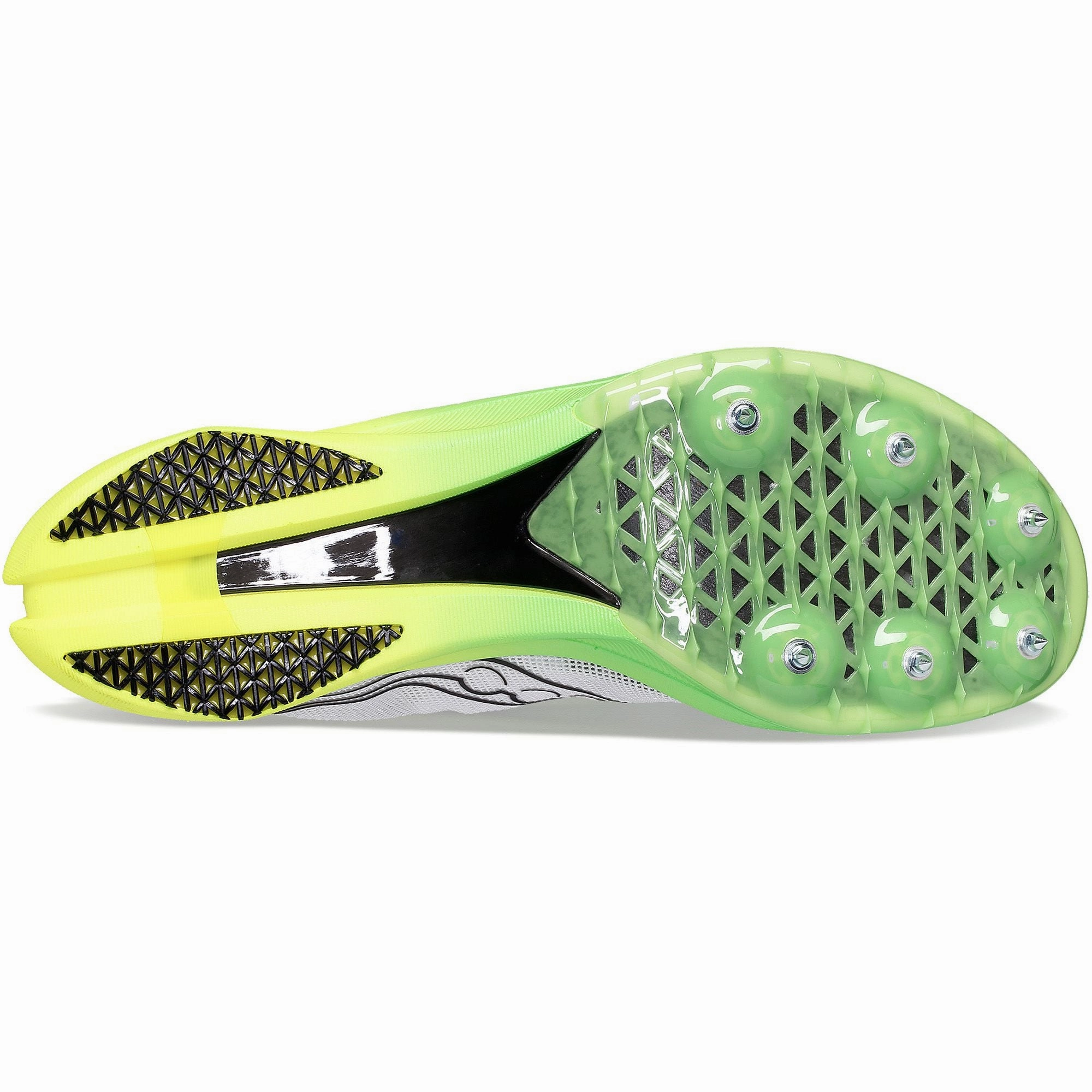 Shoes Saucony Saucony Endorphin Cheetah Mens Running Spikes - White