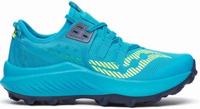 Shoes Saucony Saucony Endorphin Rift Womens Trail Running Shoes - Blue