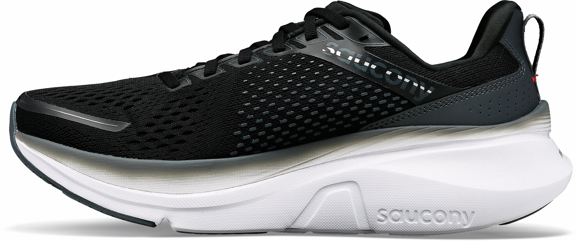 Shoes Saucony Saucony Guide 17 Mens Running Shoes - Black