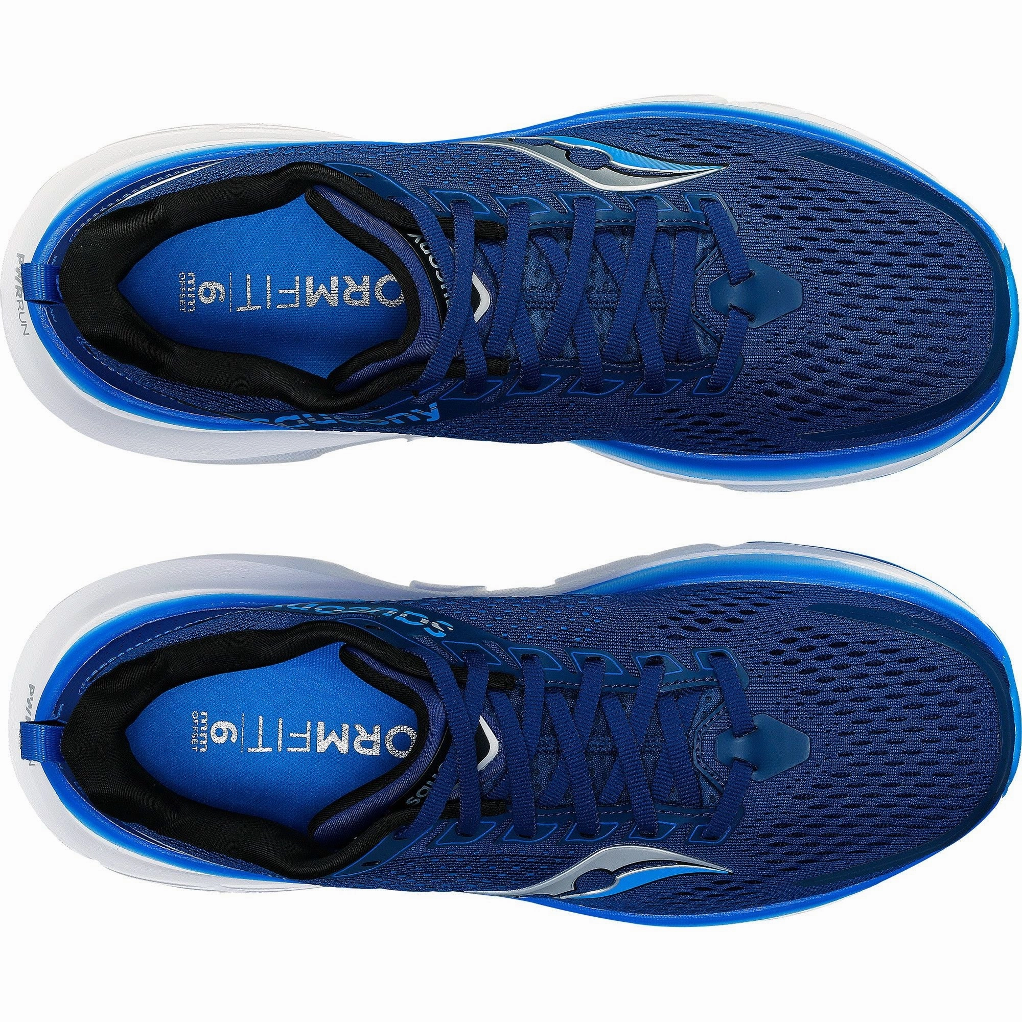 Shoes Saucony Saucony Guide 17 WIDE FIT Mens Running Shoes - Navy
