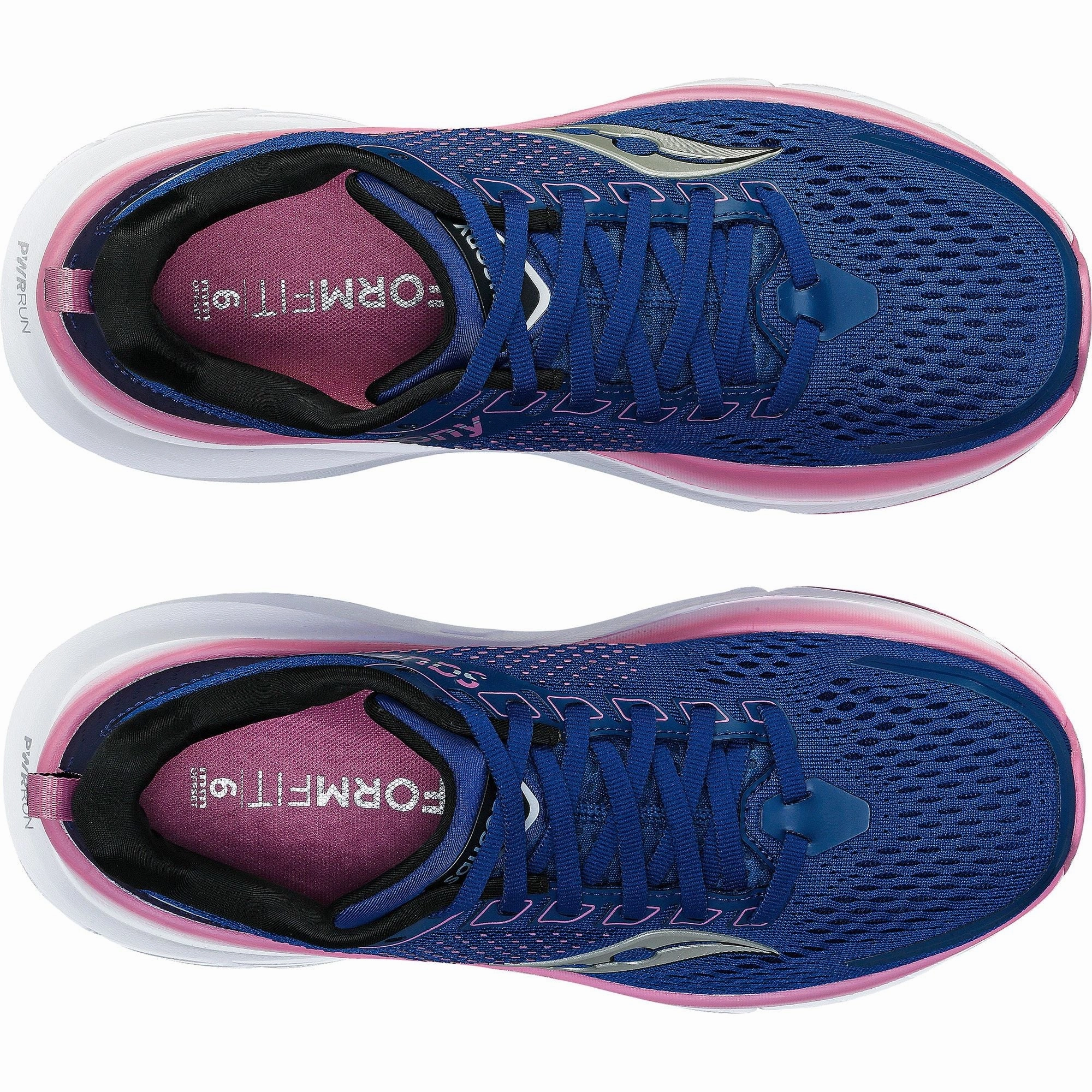 Shoes Saucony Saucony Guide 17 WIDE FIT Womens Running Shoes - Navy