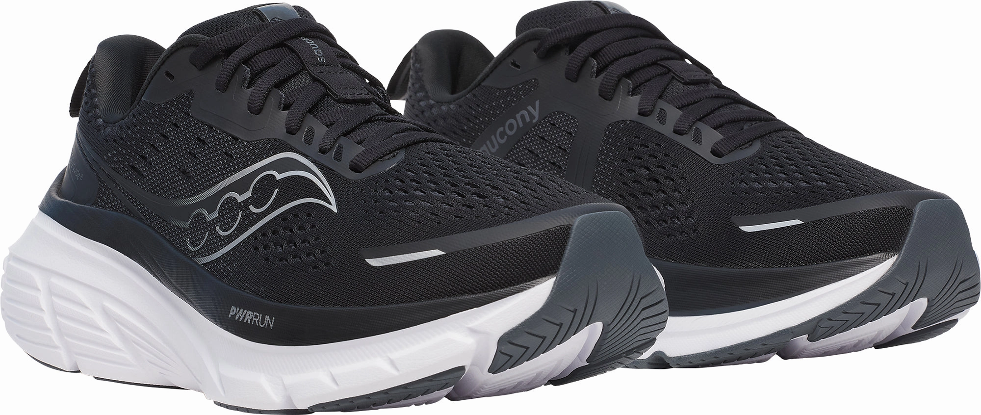 Shoes Saucony Saucony Guide 18 WIDE FIT Womens Running Shoes - Black