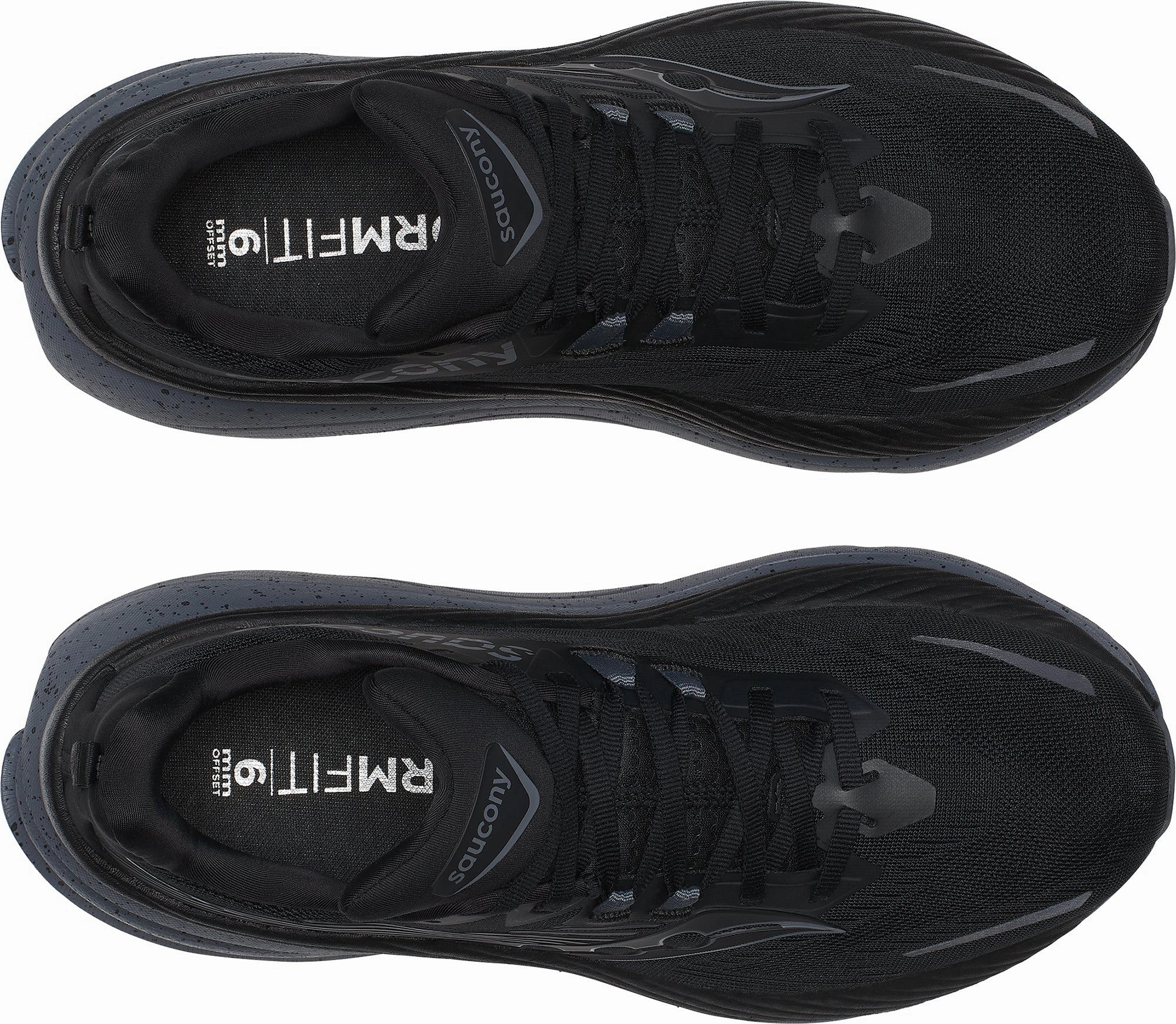 Shoes Saucony Saucony Hurricane 24 Mens Running Shoes - Black