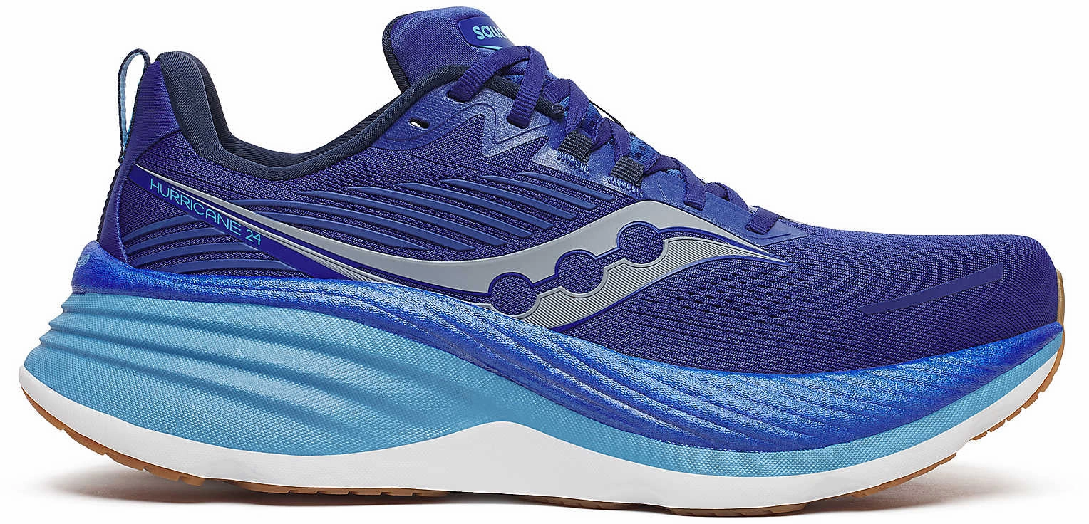 Shoes Saucony Saucony Hurricane 24 Mens Running Shoes - Blue