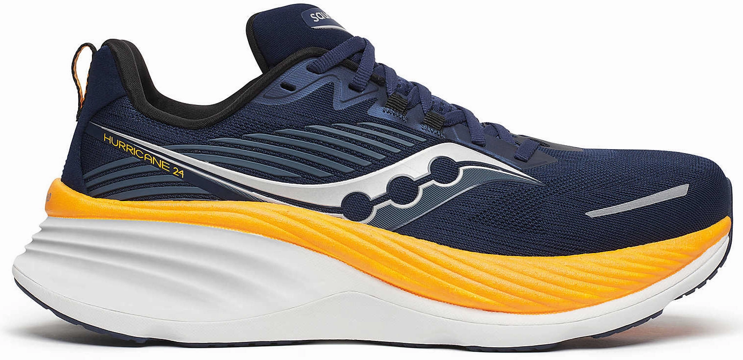 Shoes Saucony Saucony Hurricane 24 Mens Running Shoes - Navy