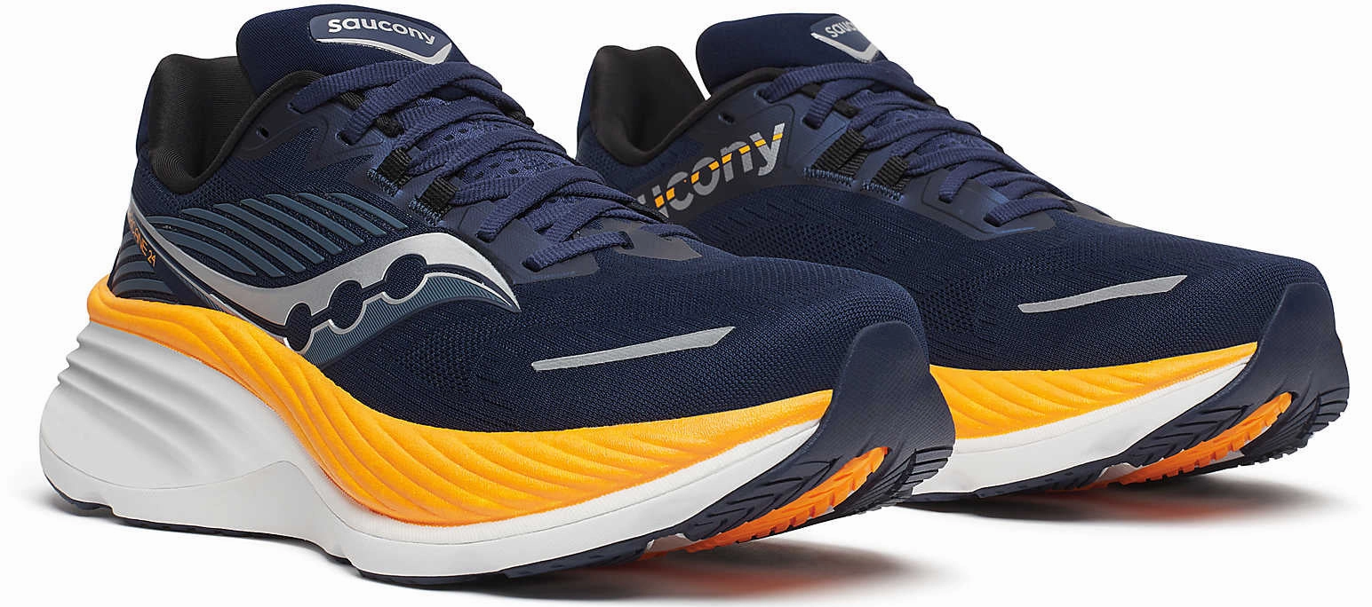 Shoes Saucony Saucony Hurricane 24 Mens Running Shoes - Navy