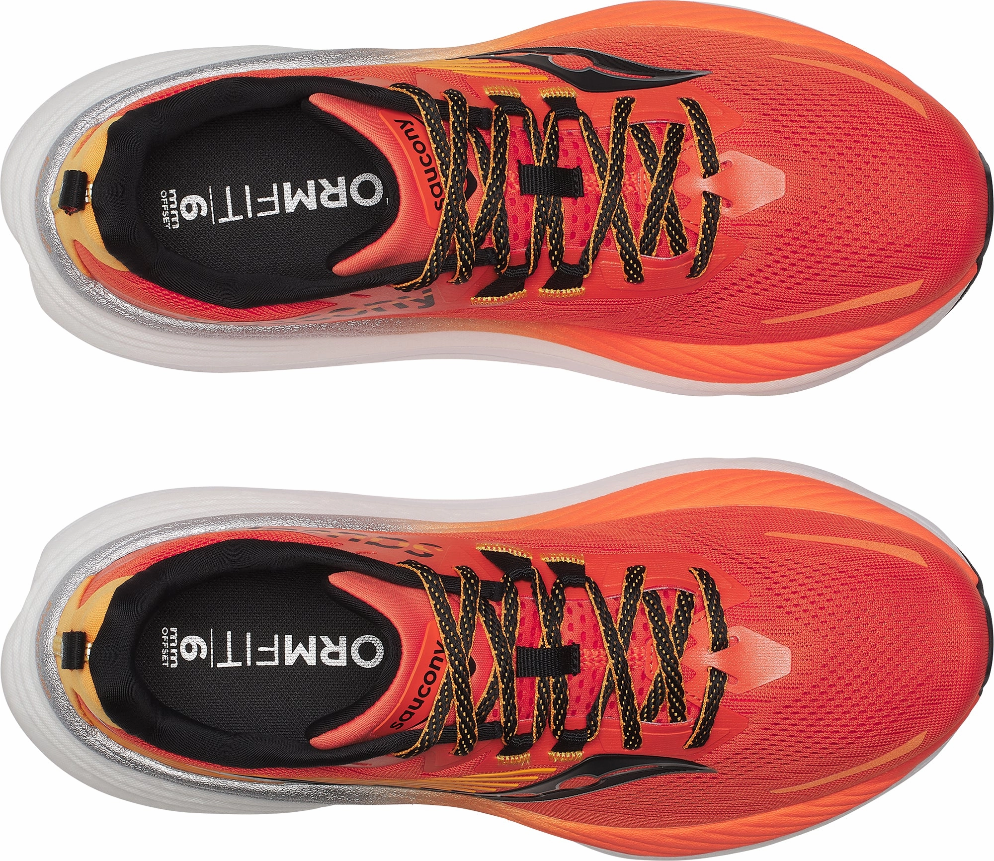 Shoes Saucony Saucony Hurricane 24 Mens Running Shoes - Orange
