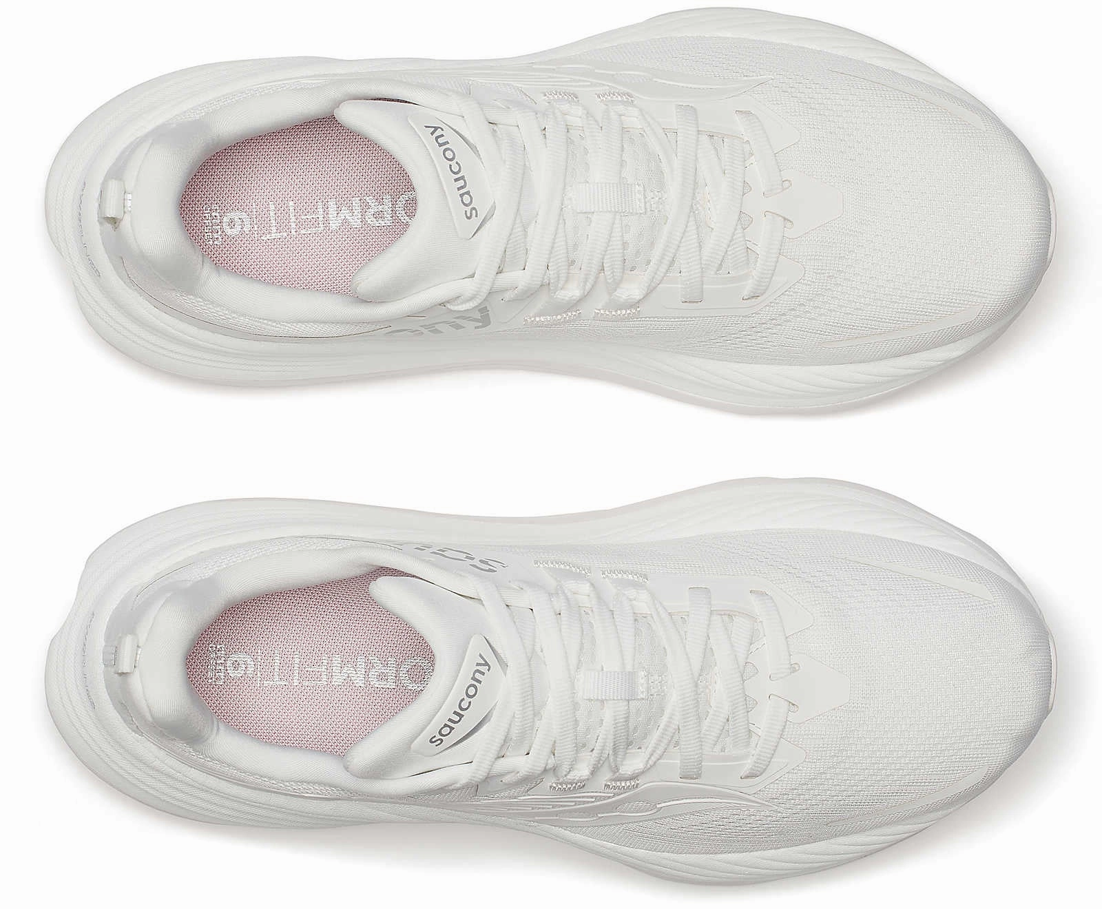 Shoes Saucony Saucony Hurricane 24 Mens Running Shoes - White