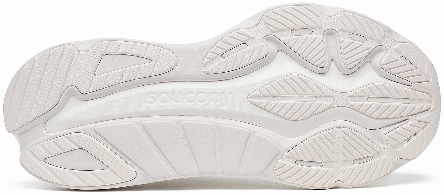 Shoes Saucony Saucony Hurricane 24 Mens Running Shoes - White