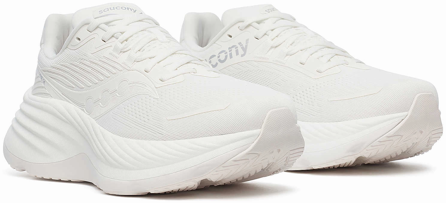 Shoes Saucony Saucony Hurricane 24 Mens Running Shoes - White