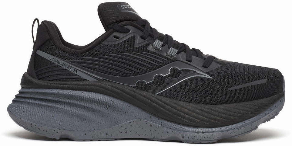 Shoes Saucony Saucony Hurricane 24 Womens Running Shoes - Black