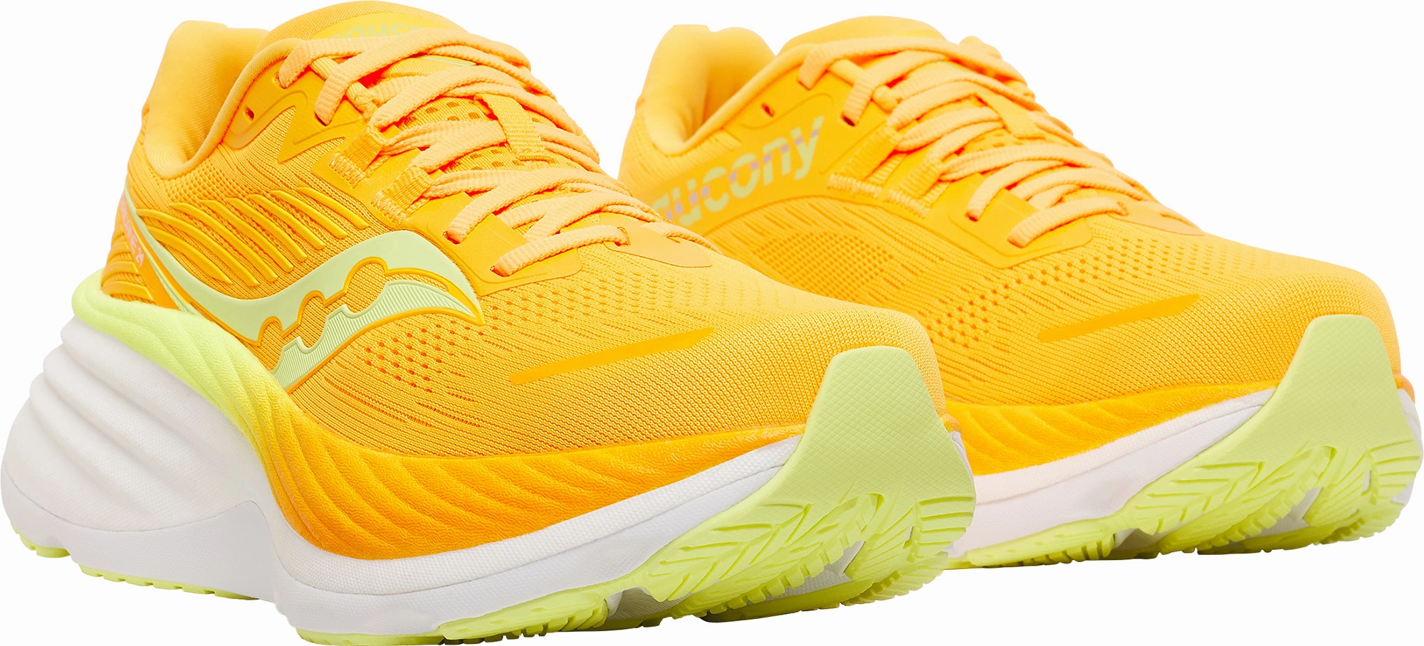 Shoes Saucony Saucony Hurricane 24 Womens Running Shoes - Yellow