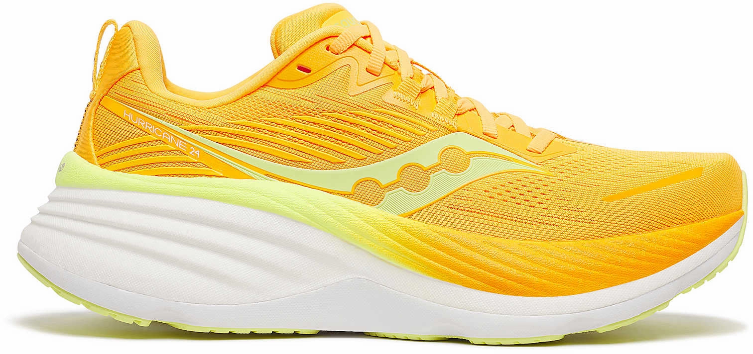Shoes Saucony Saucony Hurricane 24 Womens Running Shoes - Yellow
