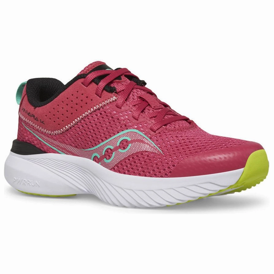 Shoes Saucony Saucony Kinvara 14 Junior Running Shoes - Pink