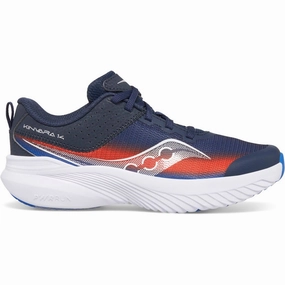 Shoes Saucony Saucony Kinvara 14 LTT Junior Running Shoes - Navy
