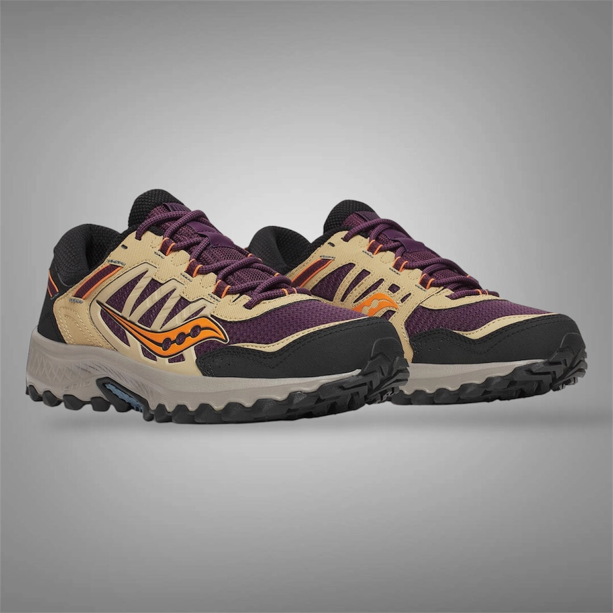Shoes Saucony Saucony Mens Grid Peak S70814-7 khaki Purple