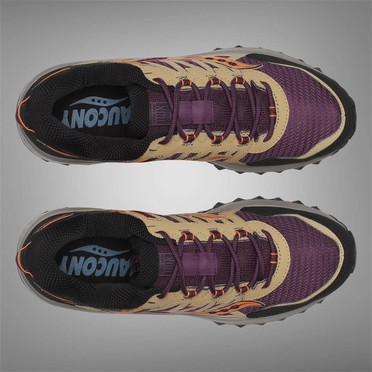 Shoes Saucony Saucony Mens Grid Peak S70814-7 khaki Purple