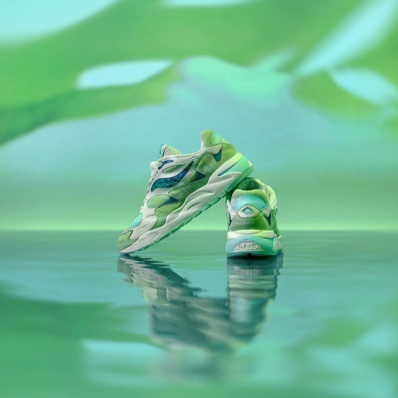 Shoes Saucony Saucony Mens Grid Shadow 2 S70782-1 Green,