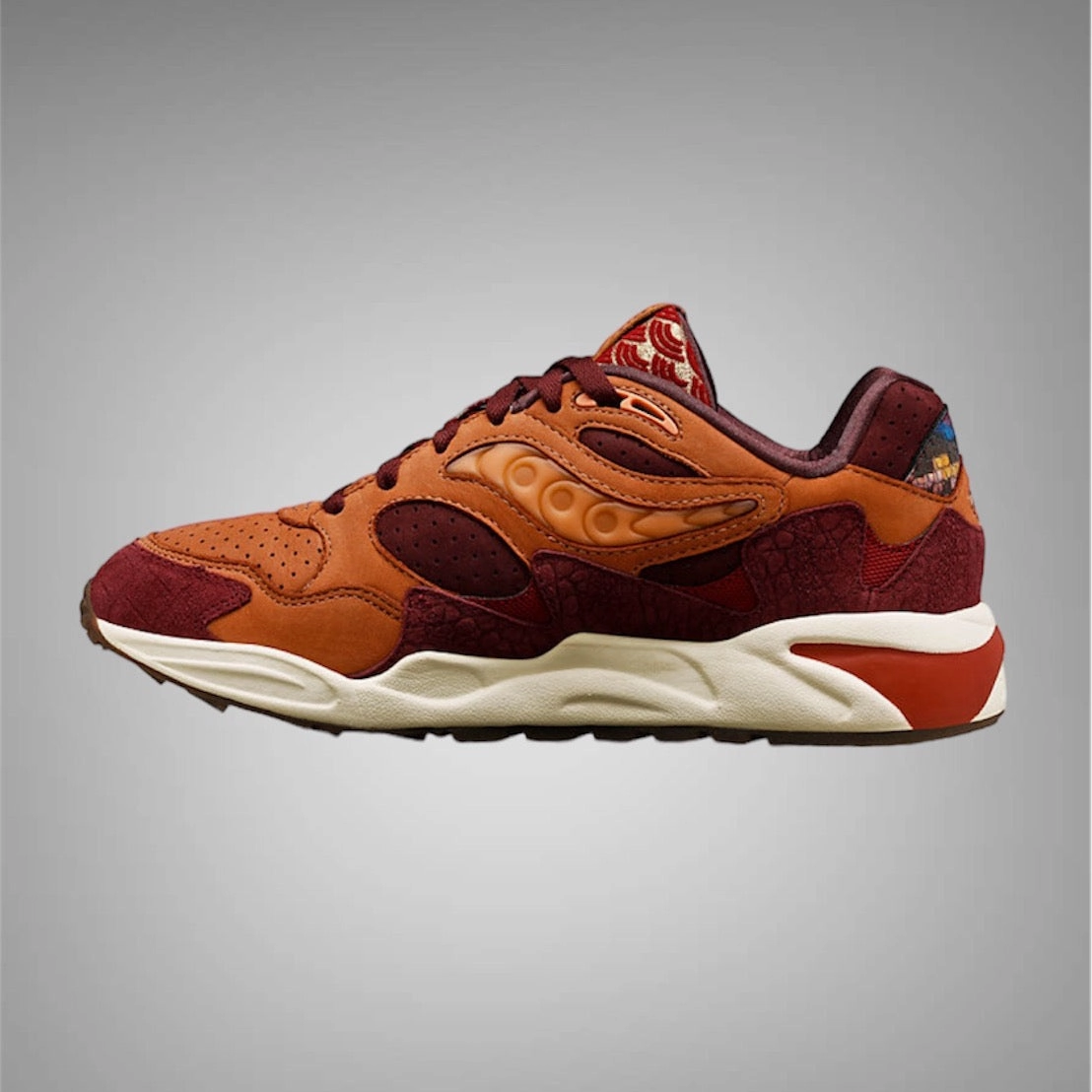 Shoes Saucony Saucony Mens Grid Shadow 2 S70808-1 Rust