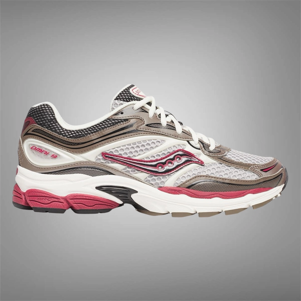 Shoes Saucony Saucony Mens Progrid Omni 9 Brown Red