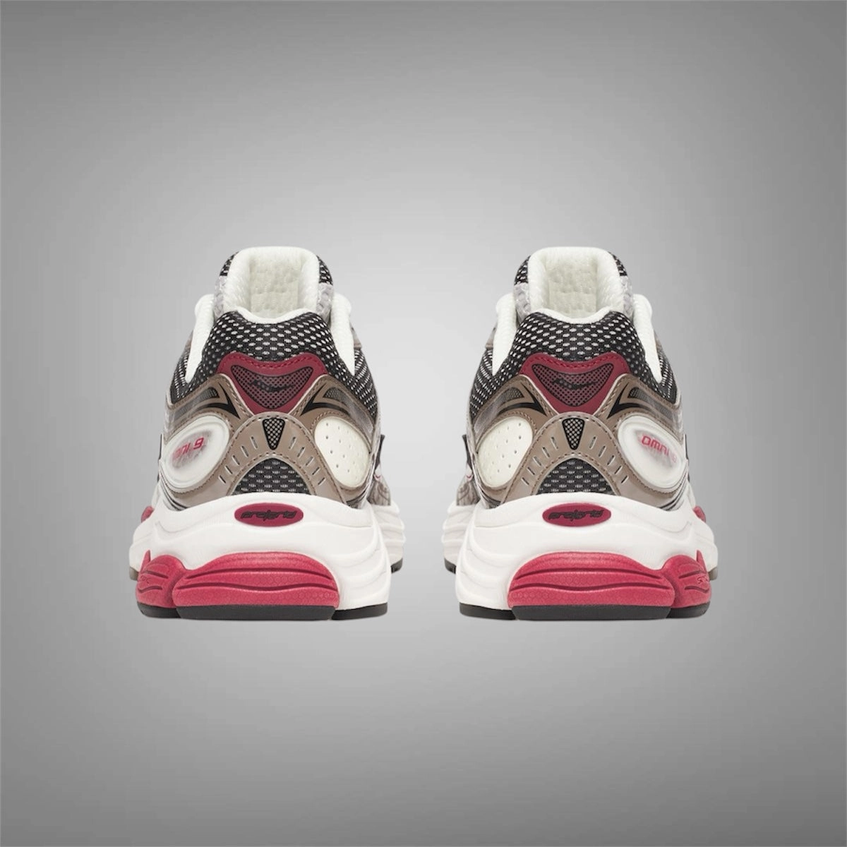 Shoes Saucony Saucony Mens Progrid Omni 9 Brown Red