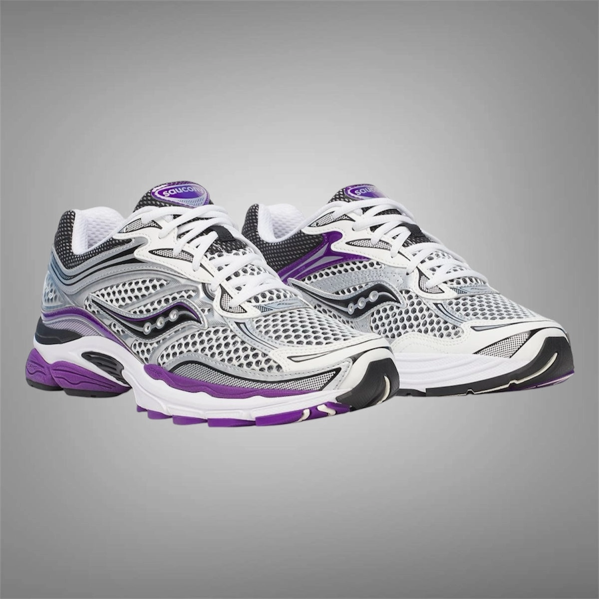 Shoes Saucony Saucony Mens Progrid OMNI 9 S70739-10 Silver Purple